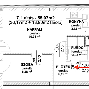 Érd városközpontban új építésű lakás eladó #5